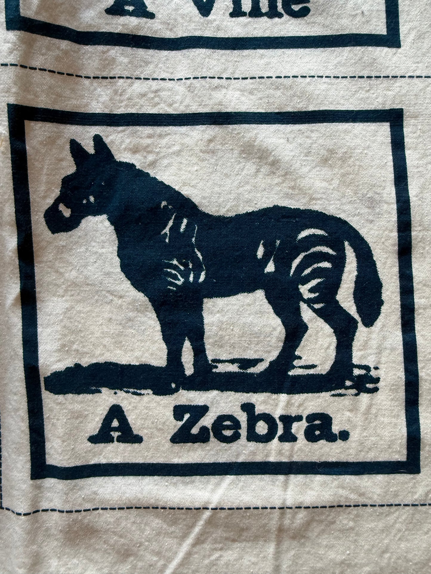 70’s Educational Print Cotton