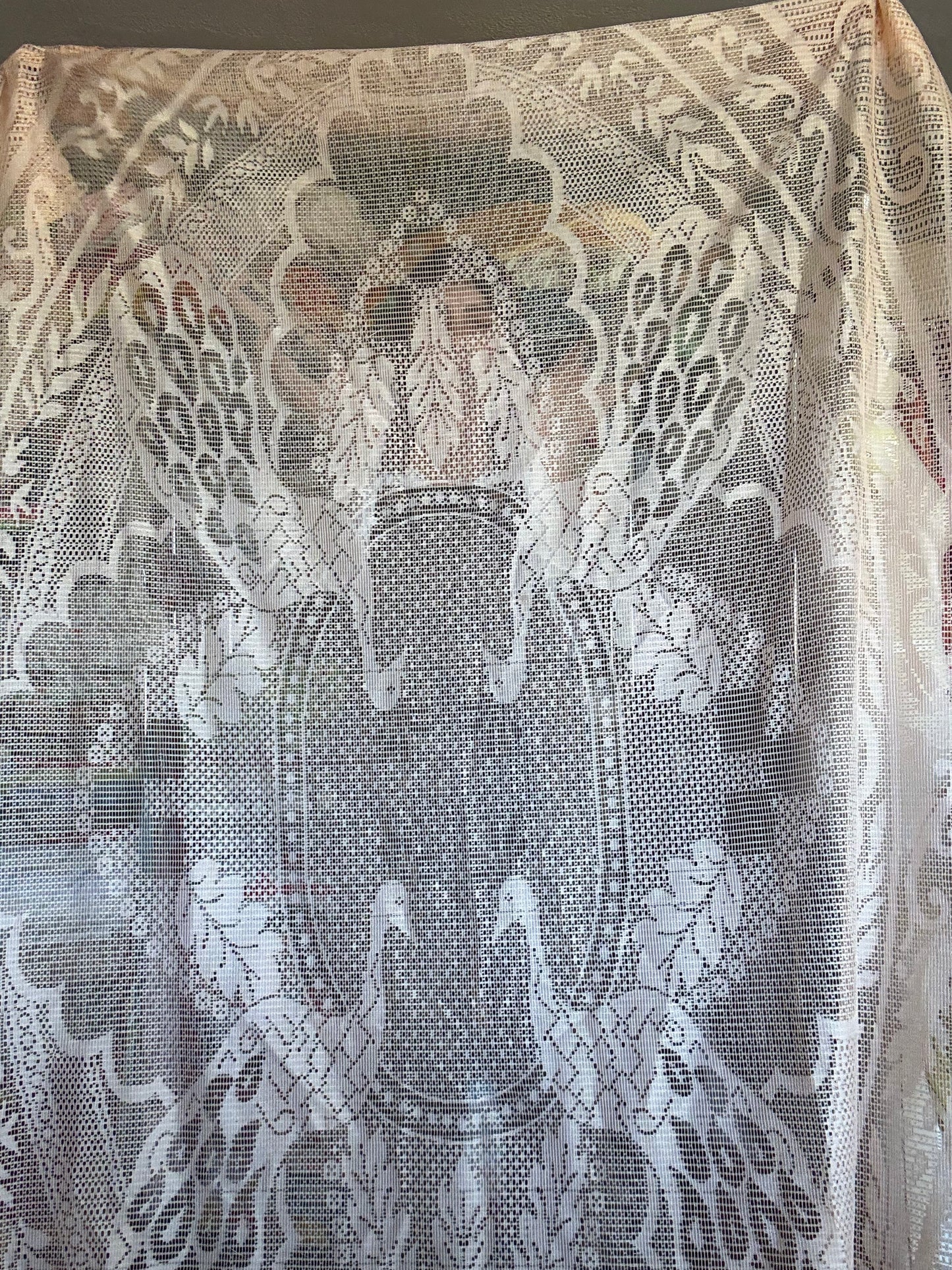 Vintage Peacock Tablecloth