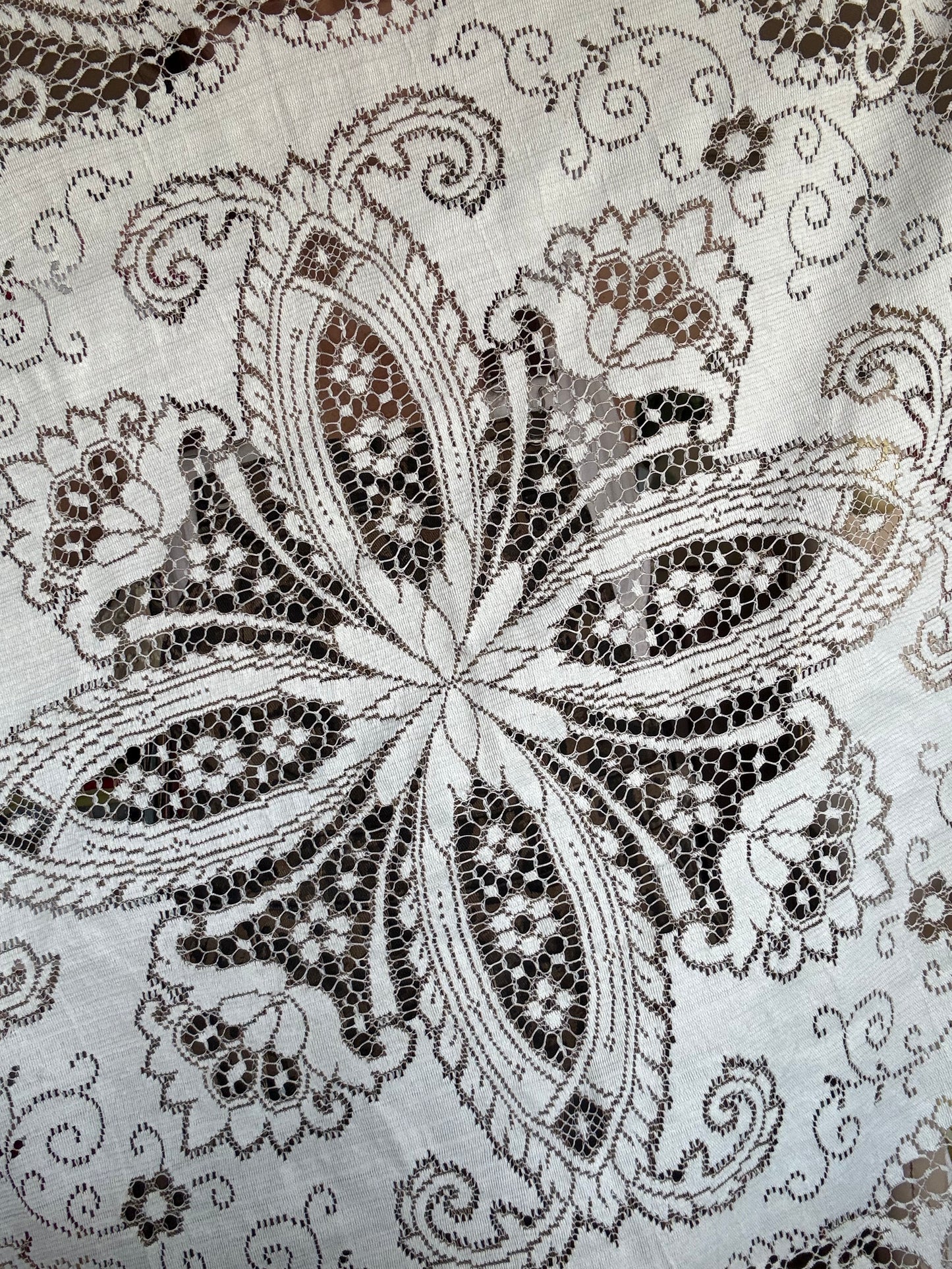 Vintage Lace Mini Tablecloth