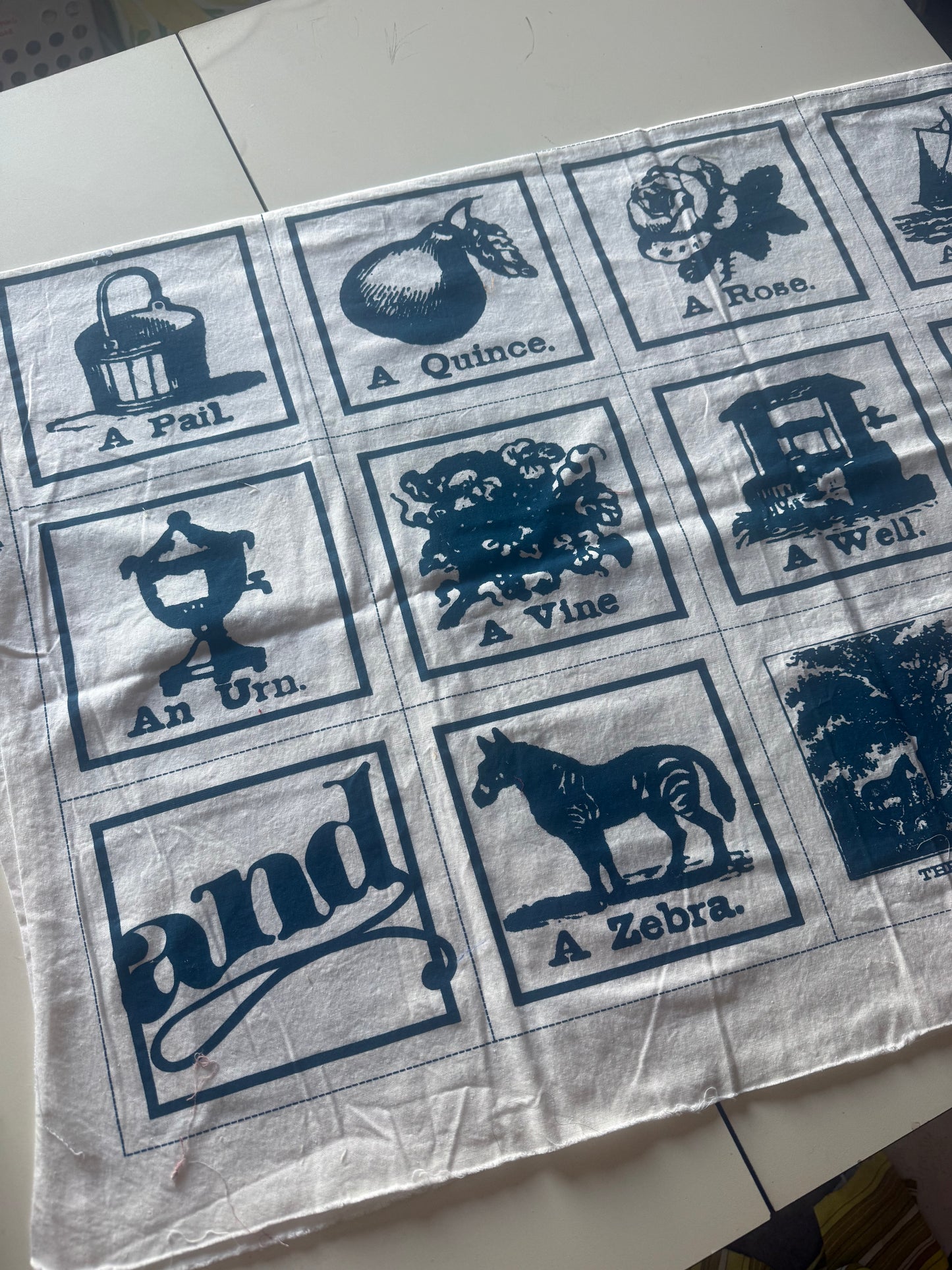 70’s Educational Print Cotton