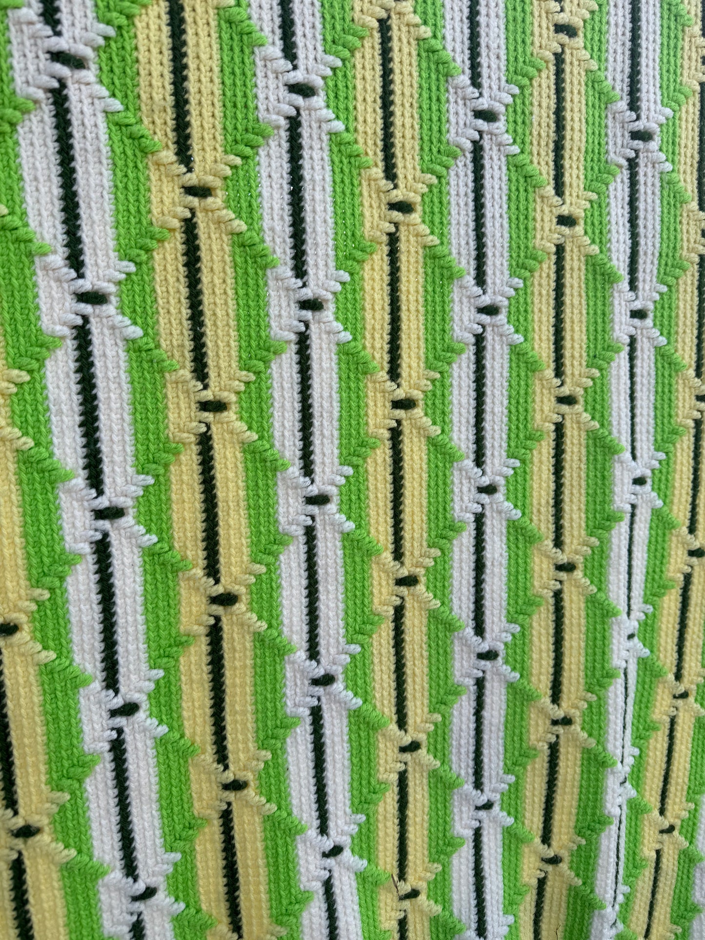 Fringed Crochet Blanket
