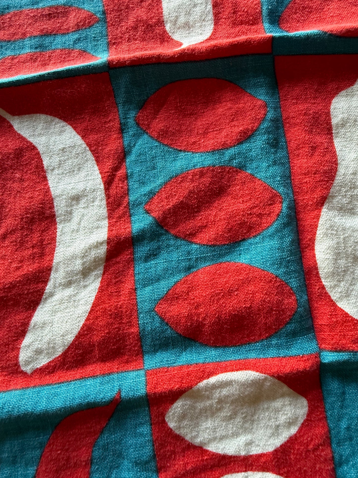 Fruit Print Tea Towel