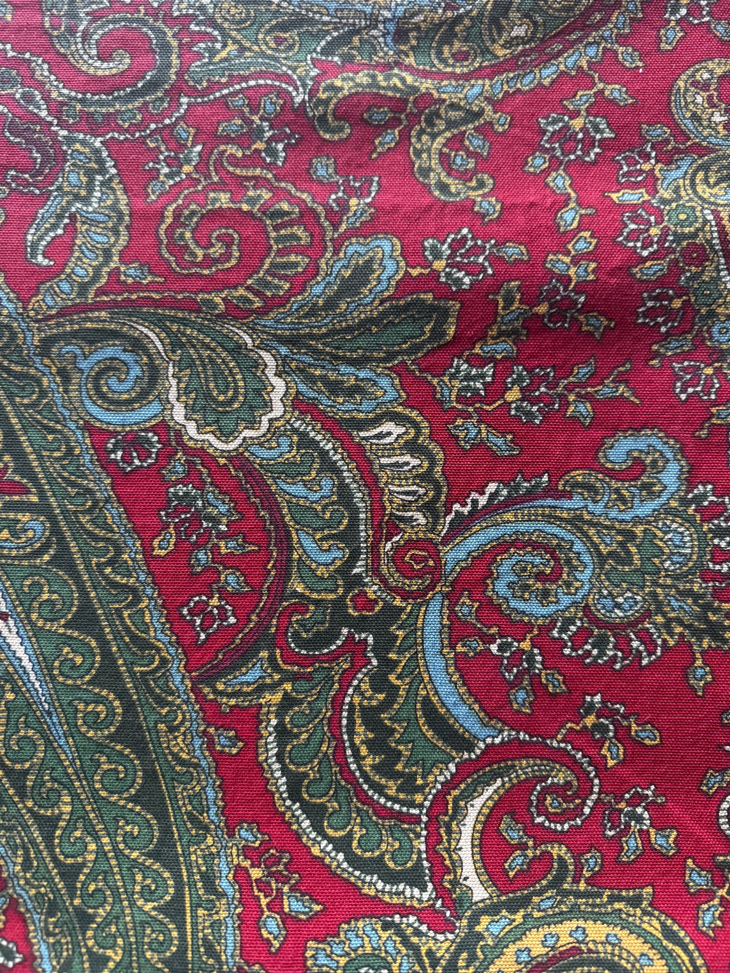 Paisley Denim Tablecloth