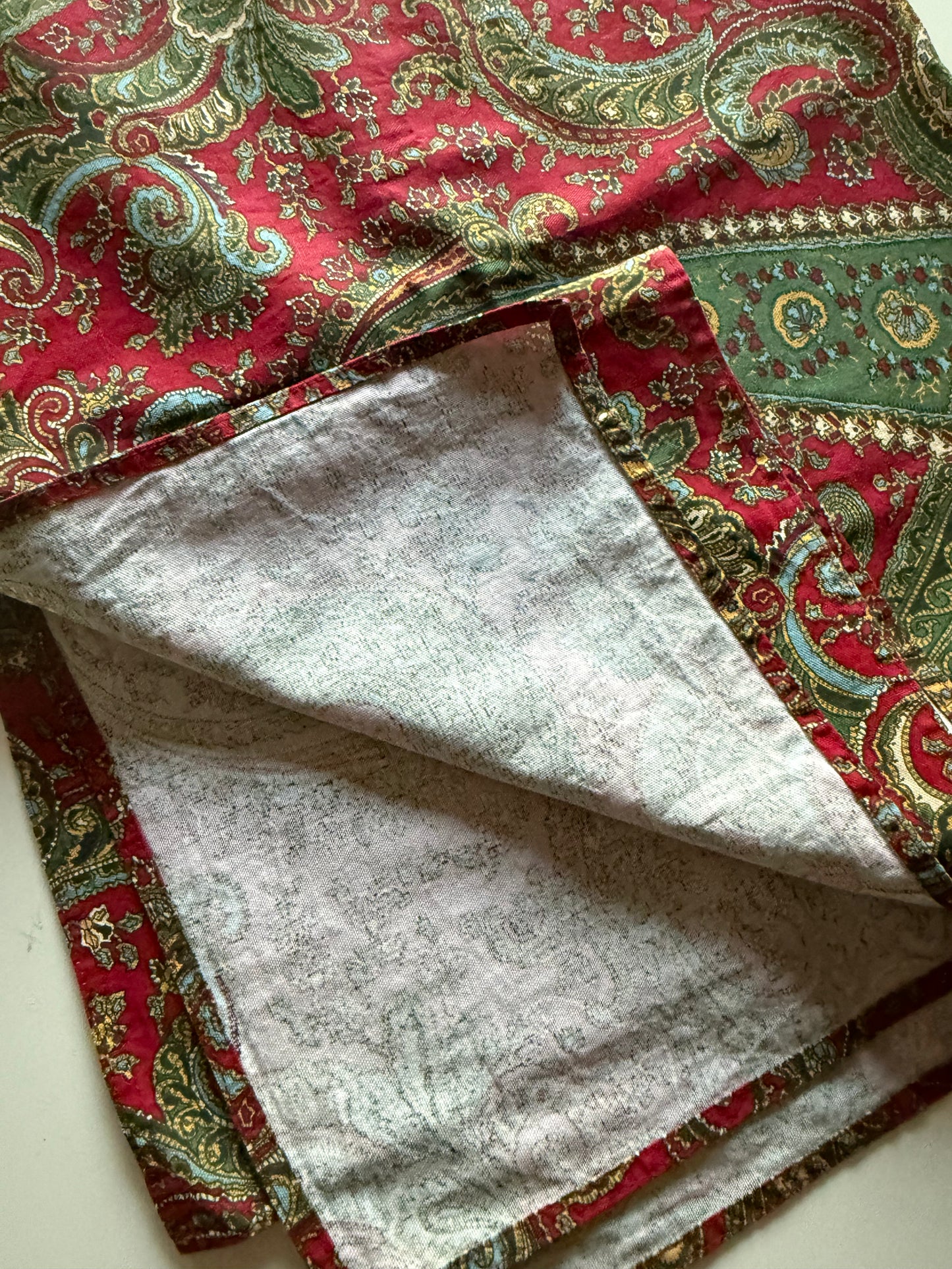 Paisley Denim Tablecloth