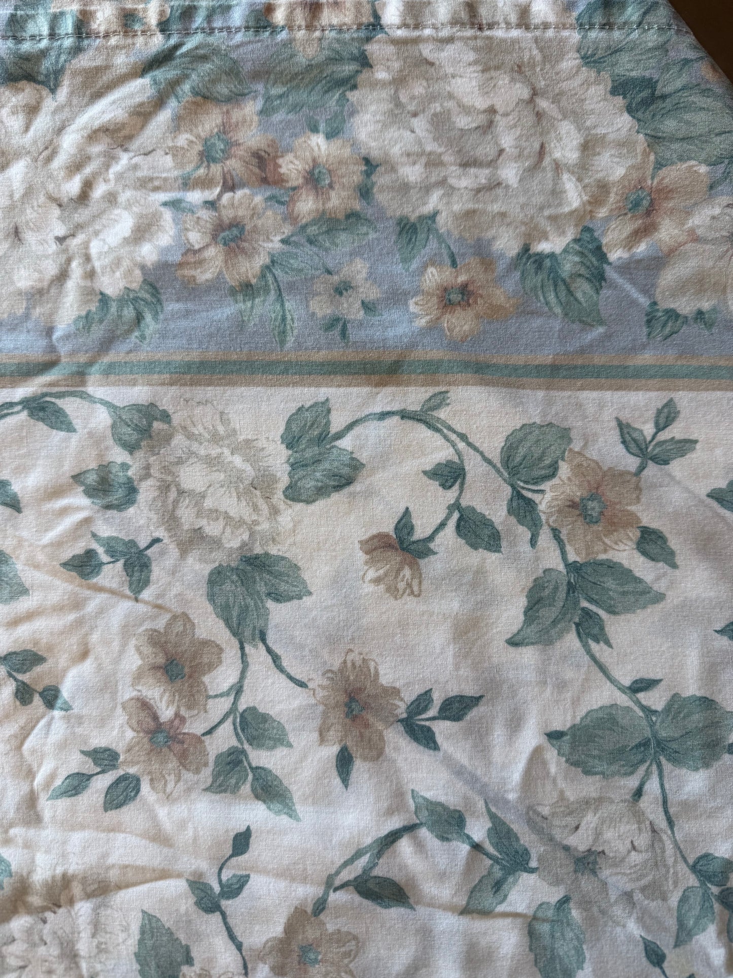 Vintage Floral Flat Sheet