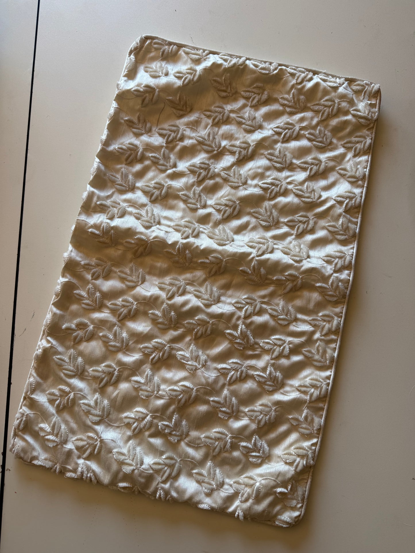 Textured Cream Pillowcase