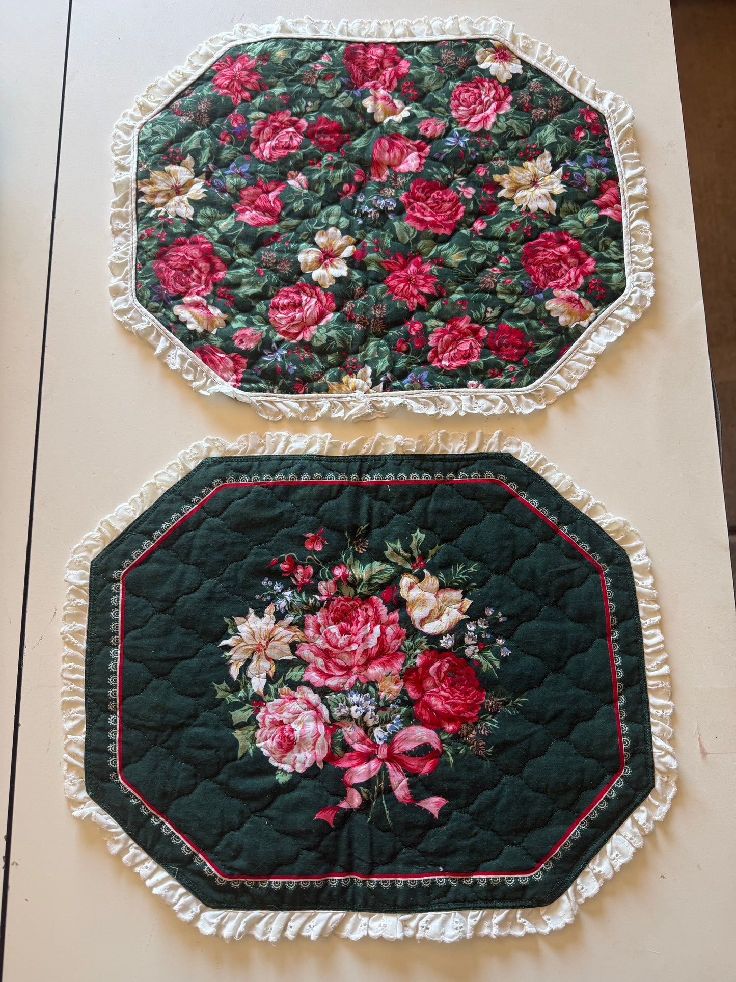 Floral Quilted Placemats