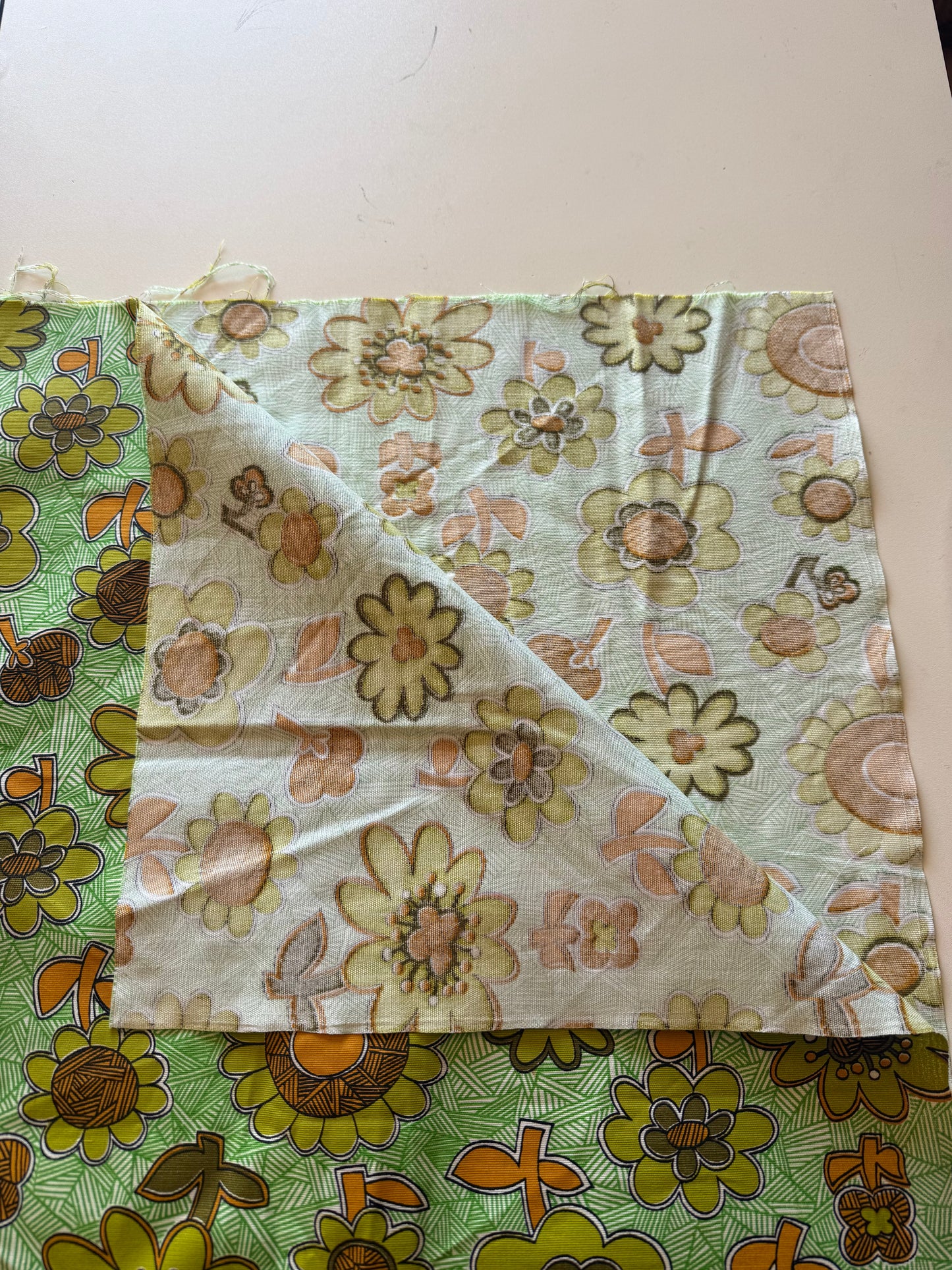 Vintage 70’s Floral Denim