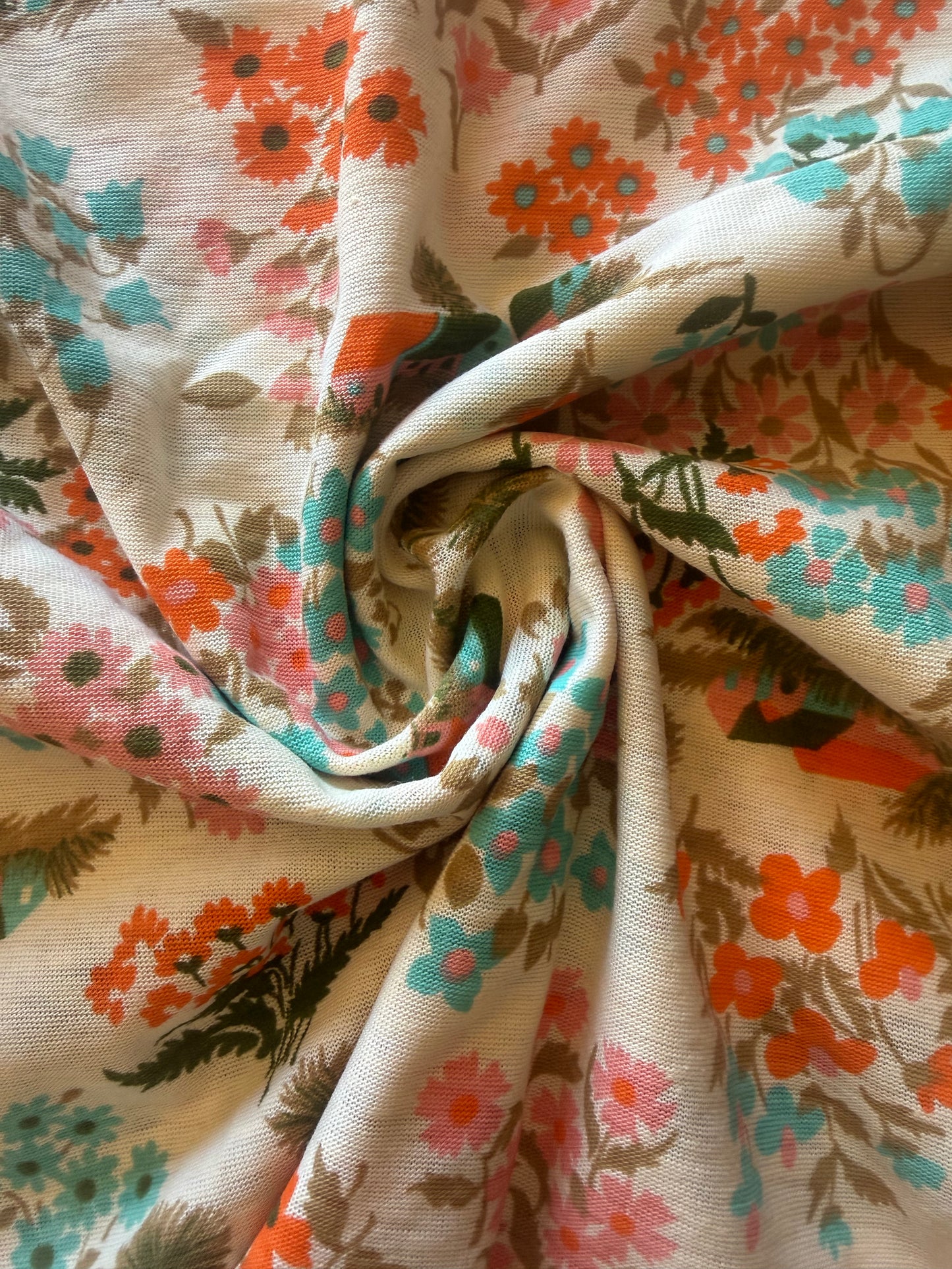 Vintage Floral Knit