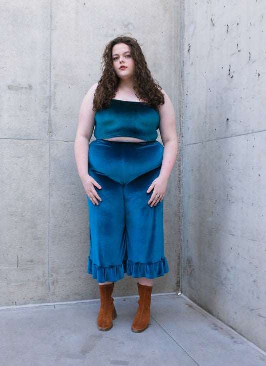 Teal Luna Bottoms
